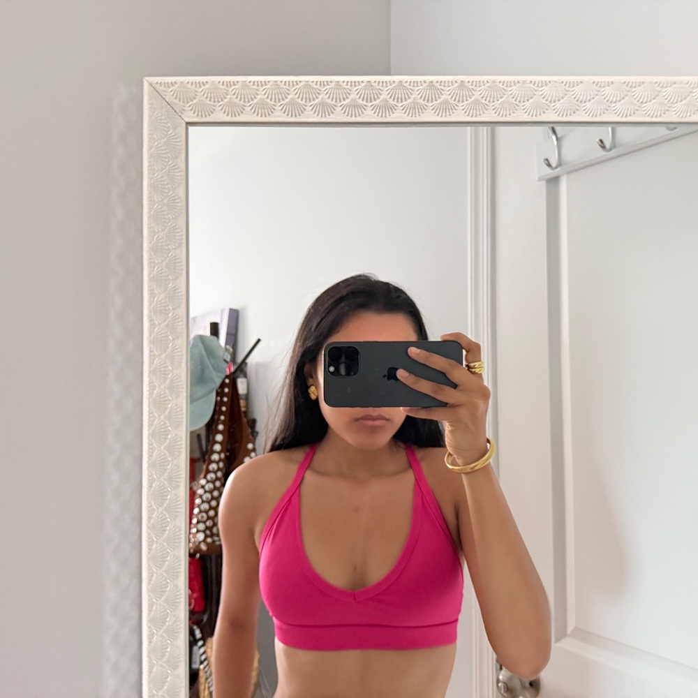 SHEIN Hot Pink Crop Top